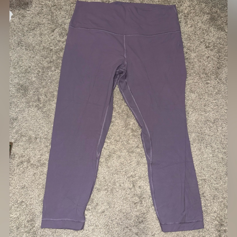 lululemon athletica Purple Leggings crop